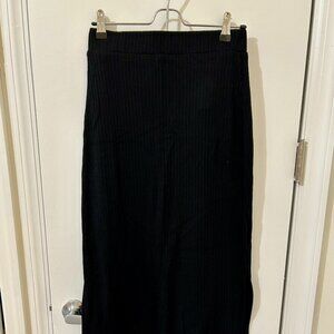 OGL High Waisted Split Hem Midi Skirt